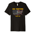 Aircraft Carrier Uss Yorktown Cvs T-Shirt - Casual Everyday Wear Men Women - T-Shirt, Sweatshirt, Hoodie