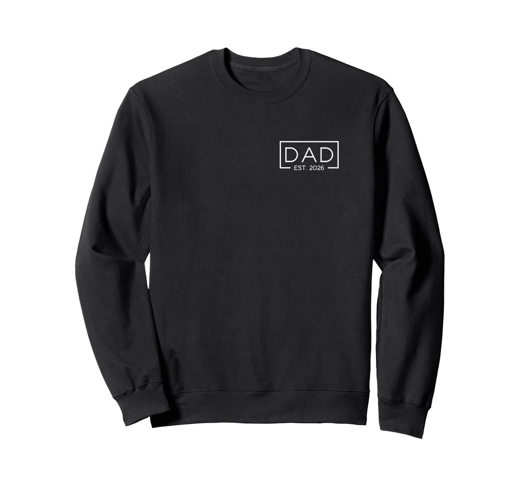 Dad Est 2026 Logo Father 2026 Loading Sweatshirt - Custom Art Print Unisex - T-Shirt, Sweatshirt, Hoodie