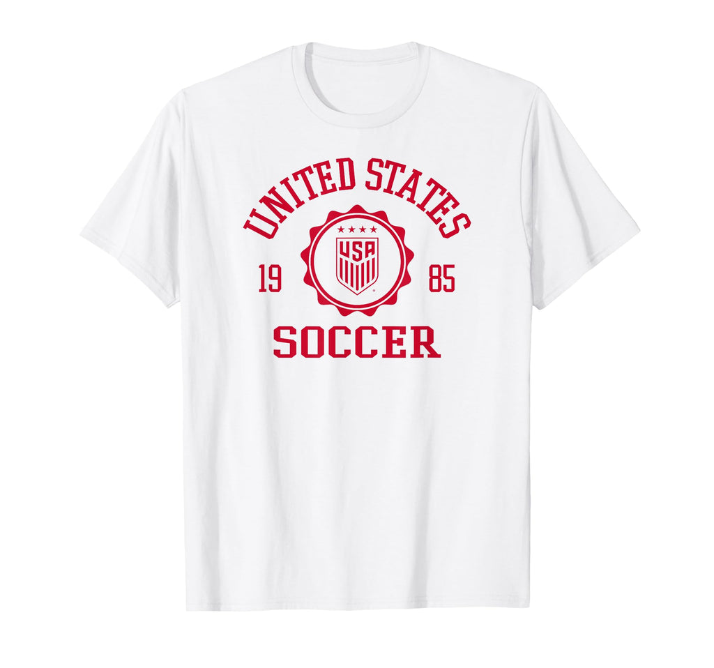United States Soccer Stamp Logo T-Shirt - Minimalist Print for Adults - T-Shirt, Sweatshirt, Hoodie