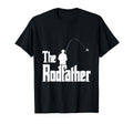 Rodfather Funny Fisherman Sea Fly T-Shirt - Minimalist Print for Adults - T-Shirt, Sweatshirt, Hoodie