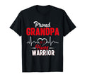 Proud Grandpa Heart Warrior Chd T-Shirt - Graphic Print for Adults - T-Shirt, Sweatshirt, Hoodie