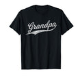 Grandpa Baseball Script Cursive T-Shirt - Aesthetic Graphic for Adults - T-Shirt, Sweatshirt, Hoodie