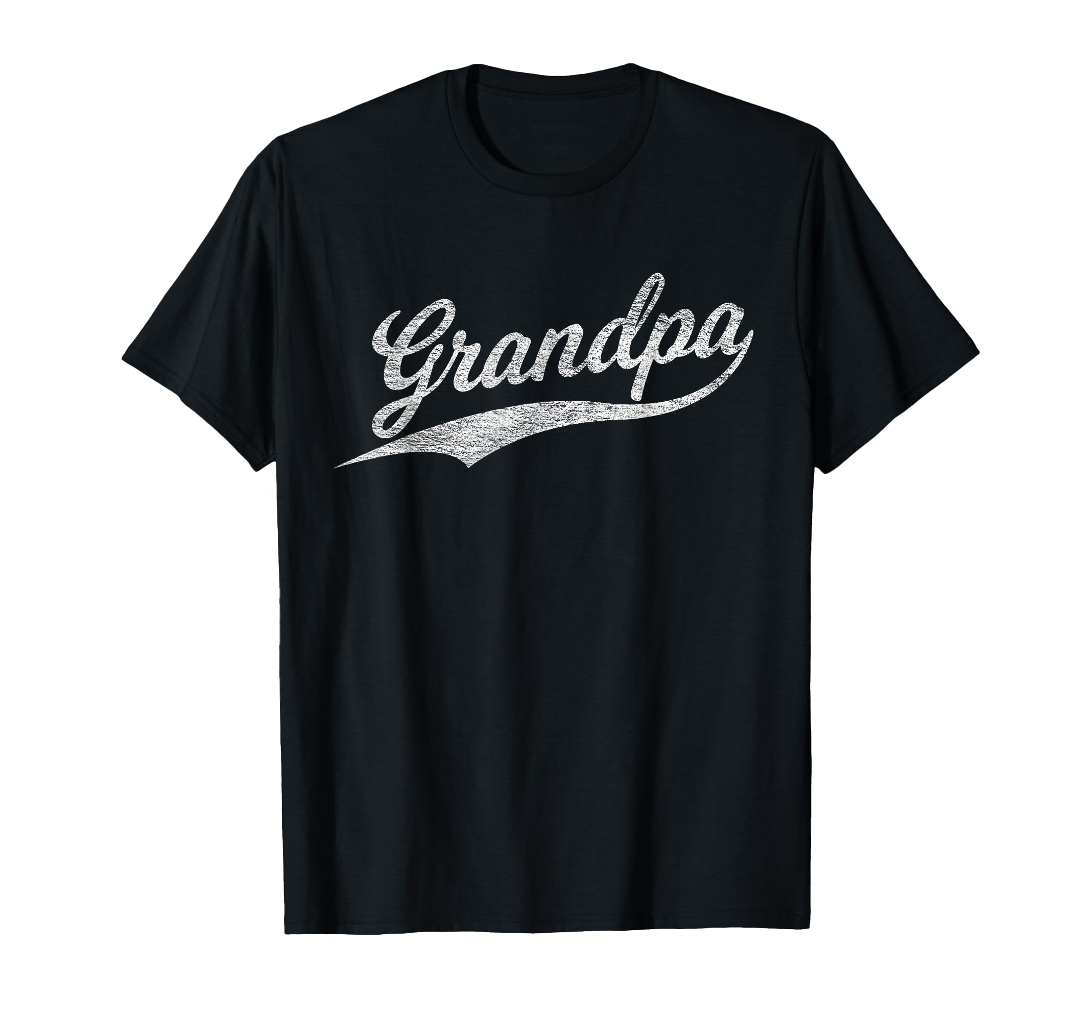 Grandpa Baseball Script Cursive T-Shirt - Aesthetic Graphic for Adults - T-Shirt, Sweatshirt, Hoodie