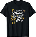 Without Music Life Would B Flat II Funny Quotes Small - Adult & Kids T-Shirts, Sweatshirts & Hoodies apparel design preview 1