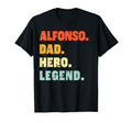 Alfonso Dad Hero Legend T-Shirt - Casual Everyday Wear for Adults - T-Shirt, Sweatshirt, Hoodie