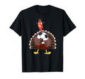 Funny Soccer Thanksgiving Turkey T-Shirt - Aesthetic Graphic Unisex - T-Shirt, Sweatshirt, Hoodie