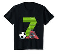 Seventh Birthday Soccer 7 Year Old T-Shirt - Unique Graphic Unisex - T-Shirt, Sweatshirt, Hoodie