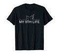 My 9Th Life Cat Lover Birthday Kitten T-Shirt - Unique Graphic for Adults - T-Shirt, Sweatshirt, Hoodie