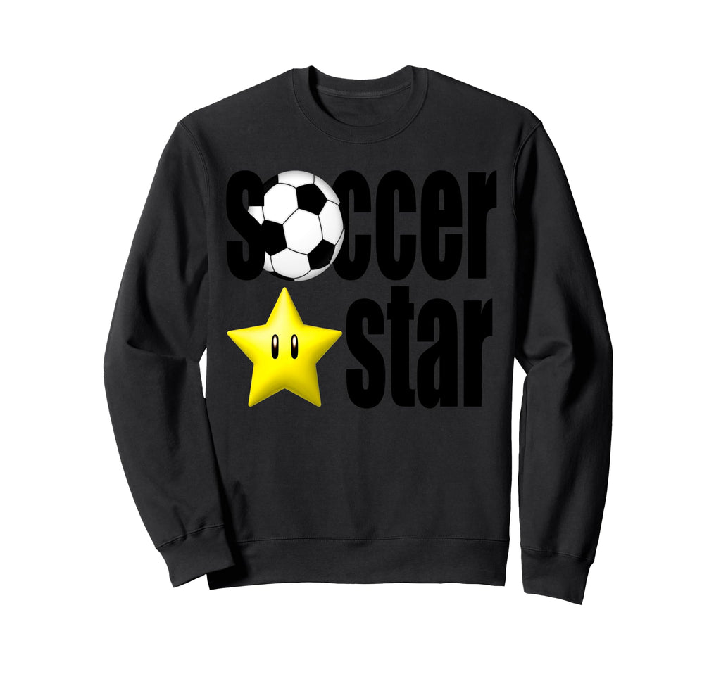Football Soccer Star Sweatshirt - Graphic Print Unisex - T-Shirt, Sweatshirt, Hoodie