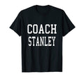 Coach Stanley Custom Football Soccer T-Shirt - Minimalist Print for Adults - T-Shirt, Sweatshirt, Hoodie
