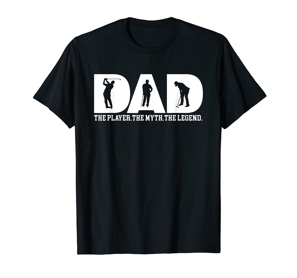 Dad Golfer Myth Legend Golf Player T-Shirt - Minimalist Print for Adults - T-Shirt, Sweatshirt, Hoodie