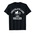 Chocolate Labs And Soccer T-Shirt - Casual Everyday Wear Men Women - T-Shirt, Sweatshirt, Hoodie