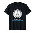 Soccer Saturdays Soccer Mom And Dad Soccer T-Shirt - Unique Graphic Unisex - T-Shirt, Sweatshirt, Hoodie