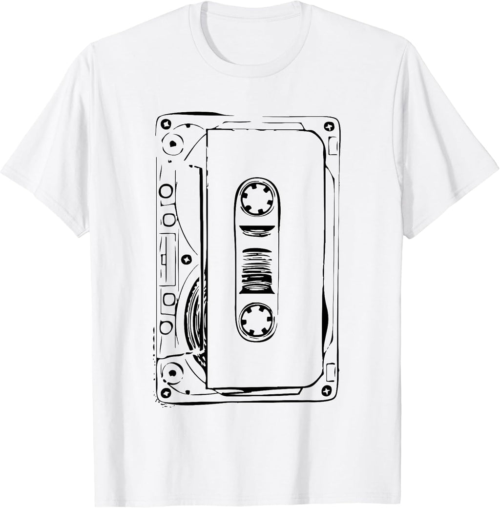 Love Retro Mixtape 80's Blank Cassette Tape Gift - Adult & Kids T-Shirts, Sweatshirts & Hoodies apparel design preview 1