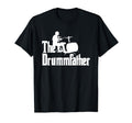 Drummfather Percussionist Musician Drummer T-Shirt - Unique Graphic Unisex - T-Shirt, Sweatshirt, Hoodie
