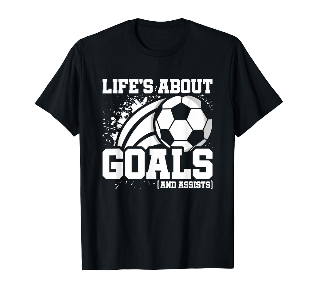 Soccer Soccer Player Lifes About T-Shirt - Casual Everyday Wear for Adults - T-Shirt, Sweatshirt, Hoodie