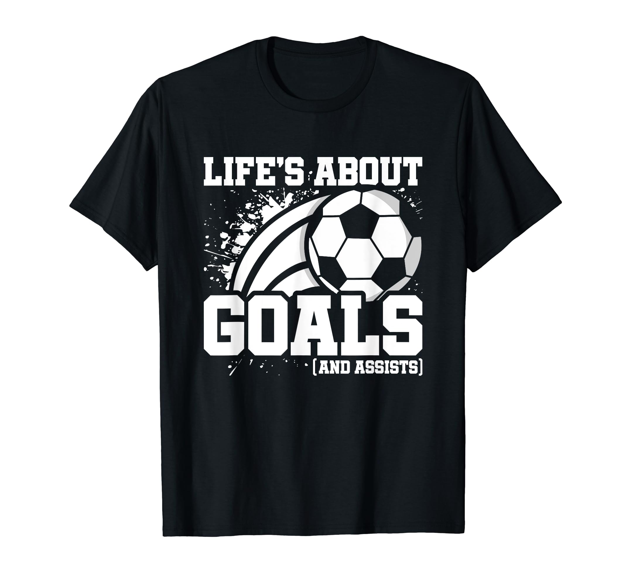 Soccer Soccer Player Lifes About T-Shirt - Casual Everyday Wear for Adults - T-Shirt, Sweatshirt, Hoodie