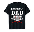 Fathers Day Baseball Baseball Dad T-Shirt - Unique Graphic Unisex - T-Shirt, Sweatshirt, Hoodie