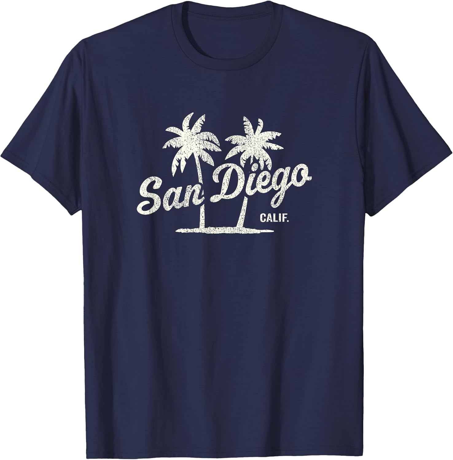 San Diego California Vintage 70s Palm Trees Graphic - Adult & Kids T-Shirts, Sweatshirts & Hoodies apparel design preview 1