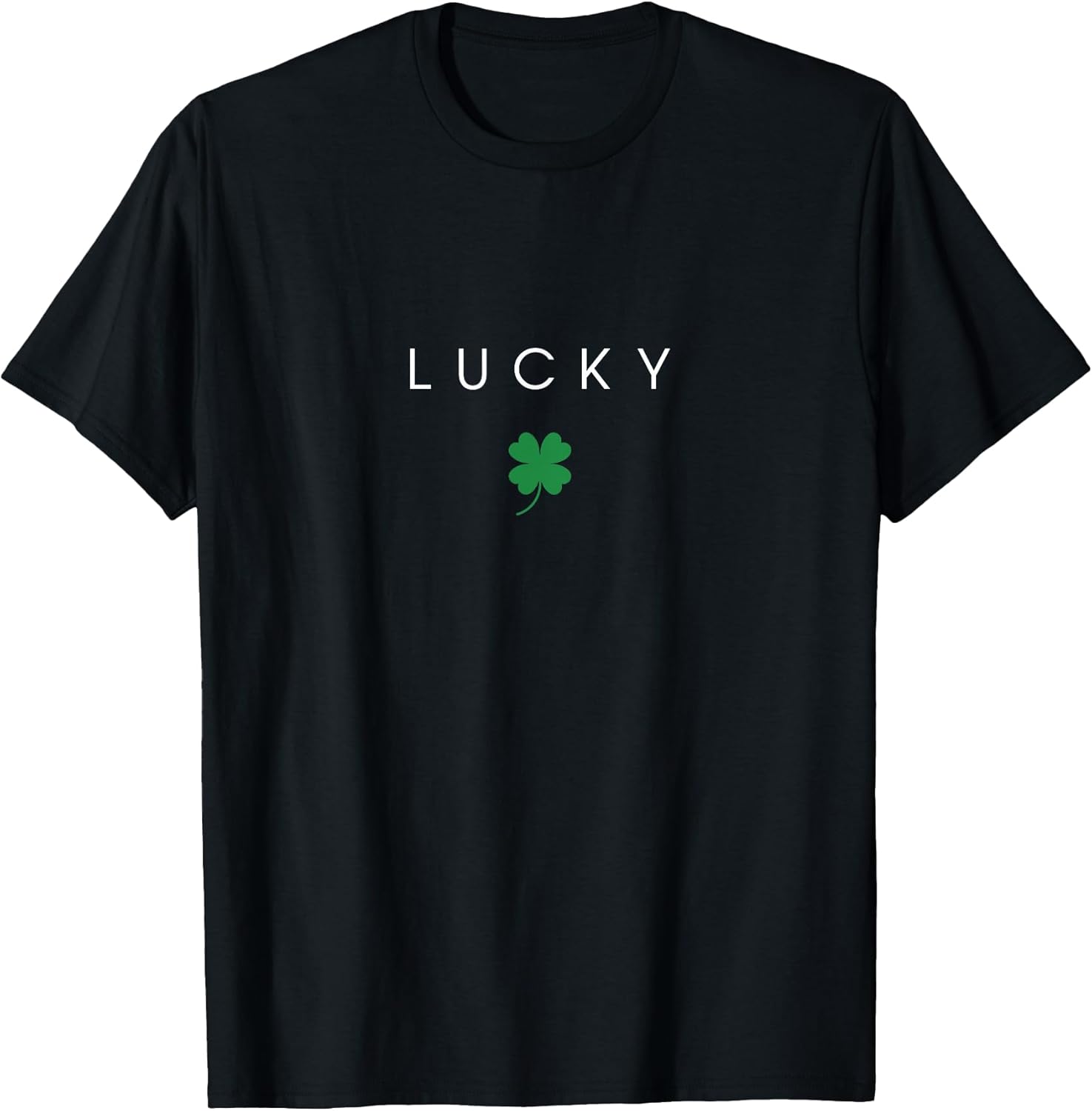 Minimalist St Patricks Day Lucky Shamrock Minimal - Adult & Kids T-Shirts, Sweatshirts & Hoodies apparel design preview 1