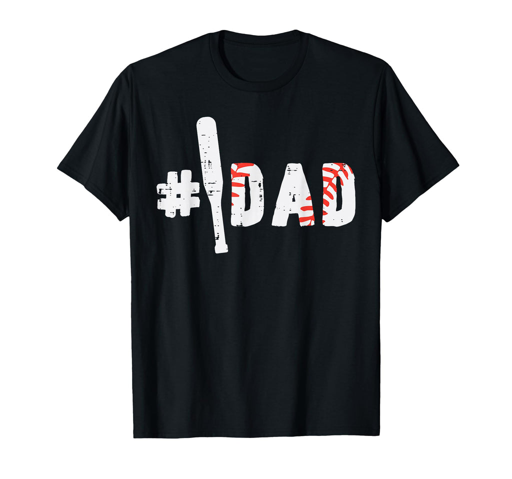 Fathers Day Baseball Dad Softball T-Shirt - Unique Graphic Men Women - T-Shirt, Sweatshirt, Hoodie