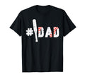 Fathers Day Baseball Dad Softball T-Shirt - Unique Graphic Men Women - T-Shirt, Sweatshirt, Hoodie