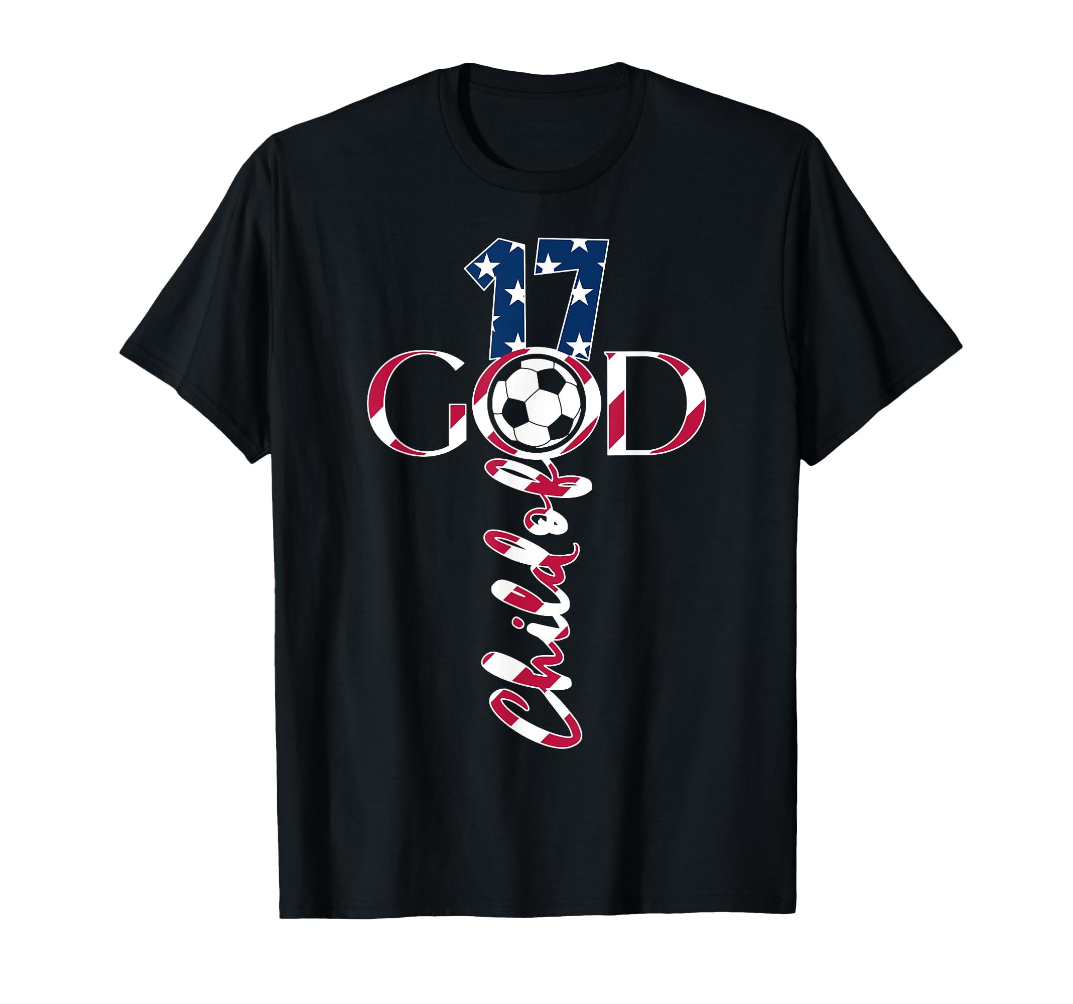 Jesus 17 Years Child God Soccer 17Th T-Shirt - Minimalist Print for Adults - T-Shirt, Sweatshirt, Hoodie
