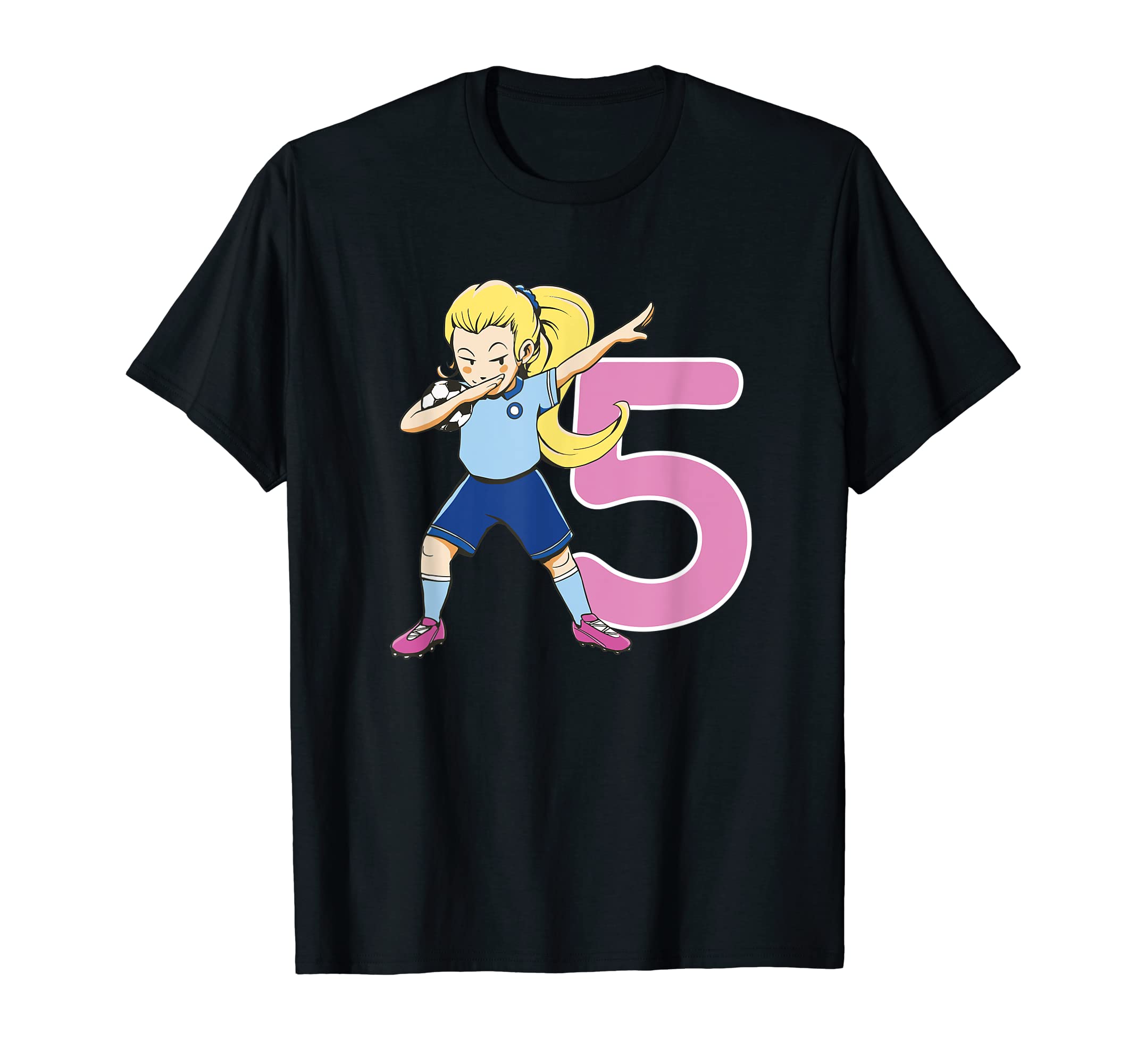 Soccer Im 5 Years Childs Birthday T-Shirt - Streetwear Style Unisex - T-Shirt, Sweatshirt, Hoodie