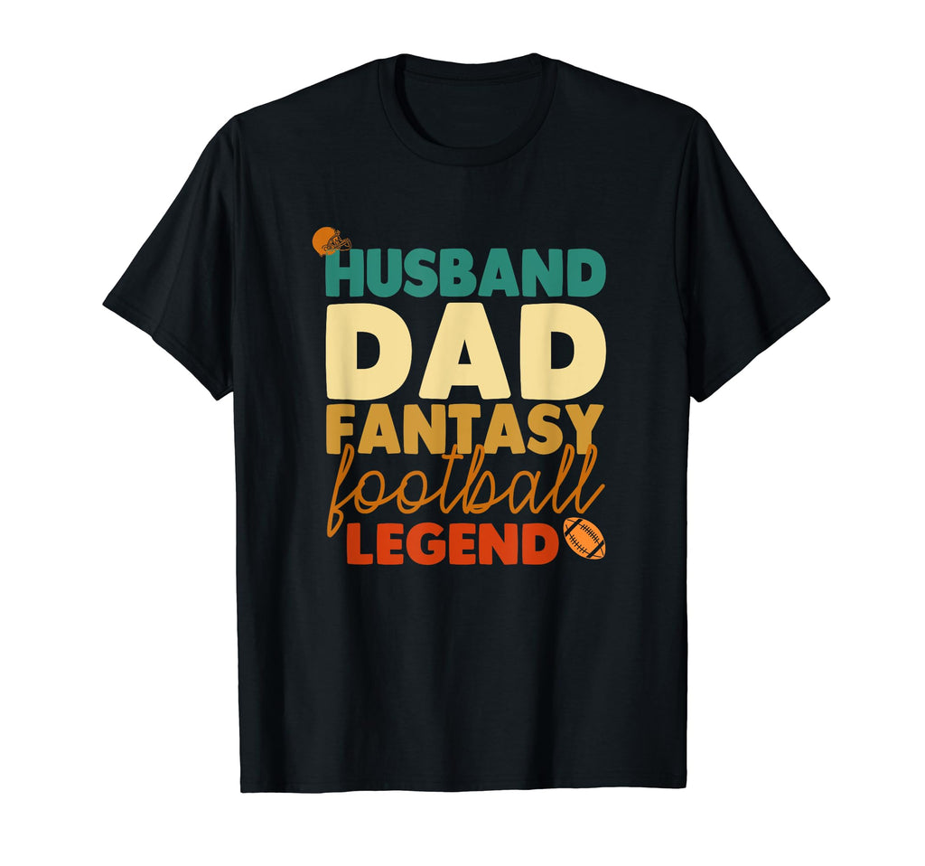 Mens Husband Dad Fantasy Football T-Shirt - Casual Everyday Wear Unisex - T-Shirt, Sweatshirt, Hoodie