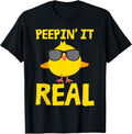 Peepin' It Real Funny Cool Chick Peep Chickens Easter - Adult & Kids T-Shirts, Sweatshirts & Hoodies apparel design preview 1