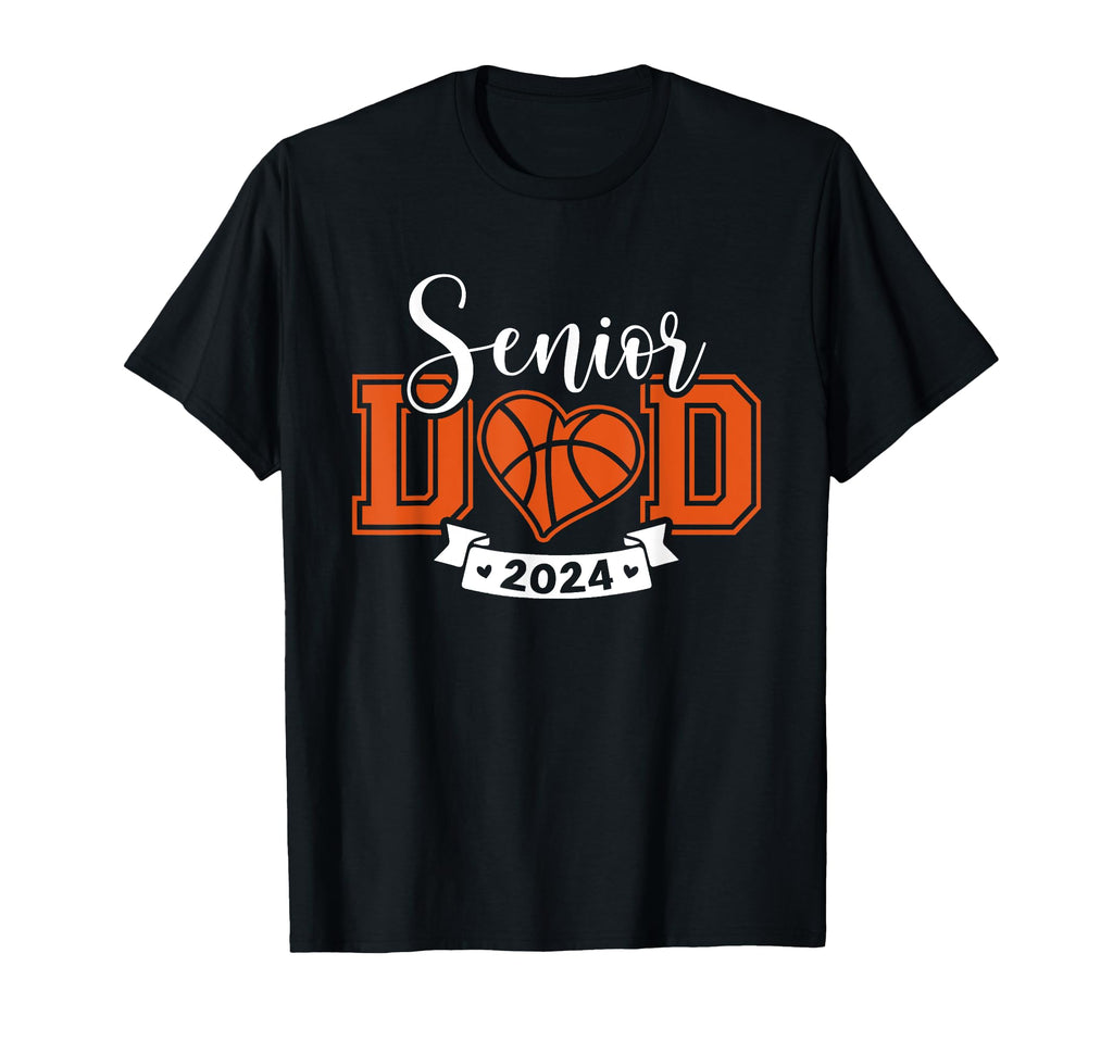 Senior Basketball Dad Class 2024 T-Shirt - Unique Graphic for Adults - T-Shirt, Sweatshirt, Hoodie