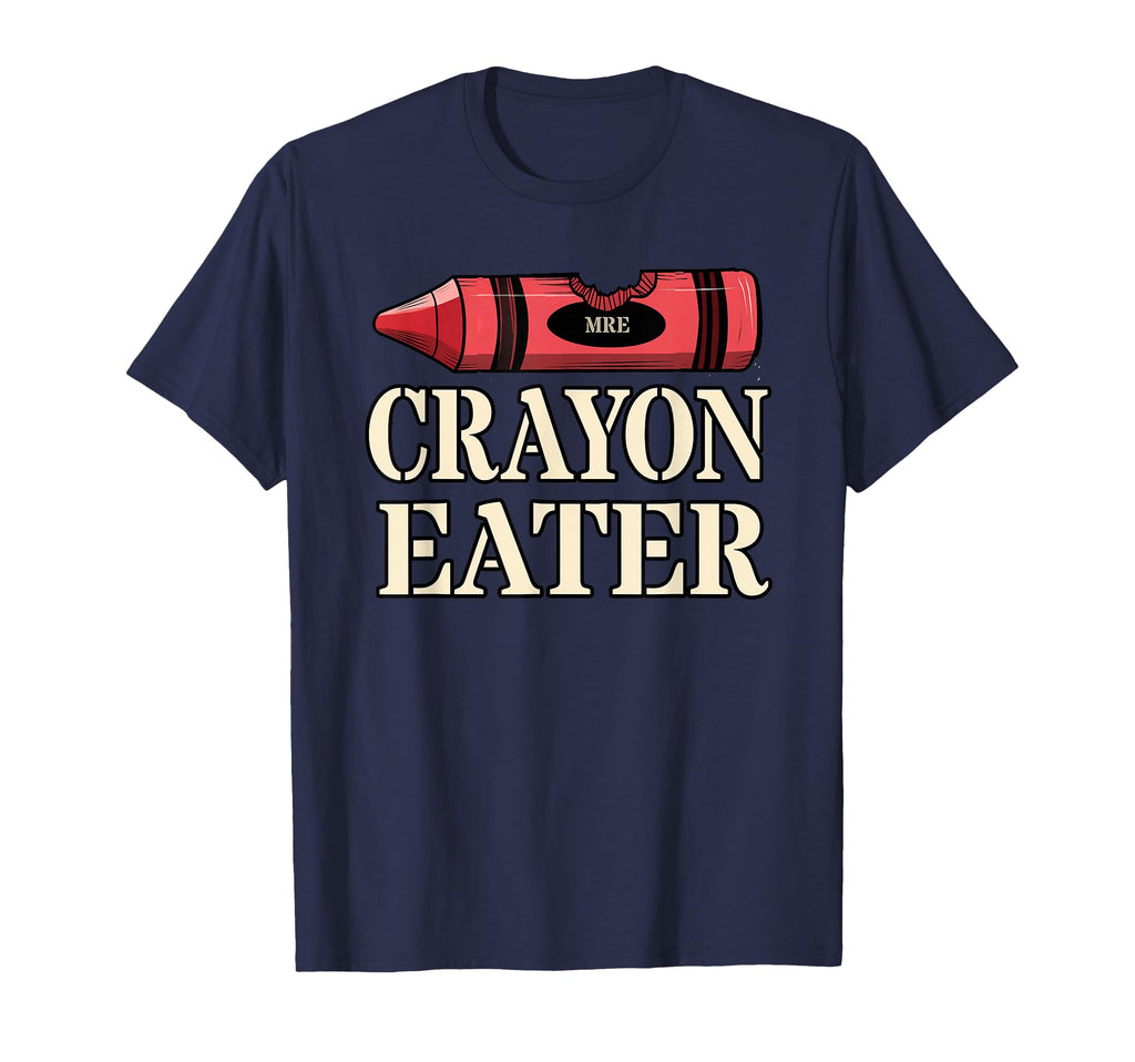 Funny Crayons Eater Grunt Squad T-Shirt - Minimalist Print Men Women - T-Shirt, Sweatshirt, Hoodie