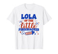 Lola Little Firecracker Fourth July T-Shirt - Aesthetic Graphic for Adults - T-Shirt, Sweatshirt, Hoodie