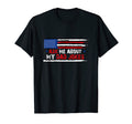 Pride Usa Flag Daddy I Ask Me About My Dad T-Shirt - Graphic Print Unisex - T-Shirt, Sweatshirt, Hoodie