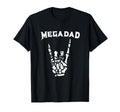 Megadad Rock Heavy Metal Guitar Dad T-Shirt - Minimalist Print for Adults - T-Shirt, Sweatshirt, Hoodie