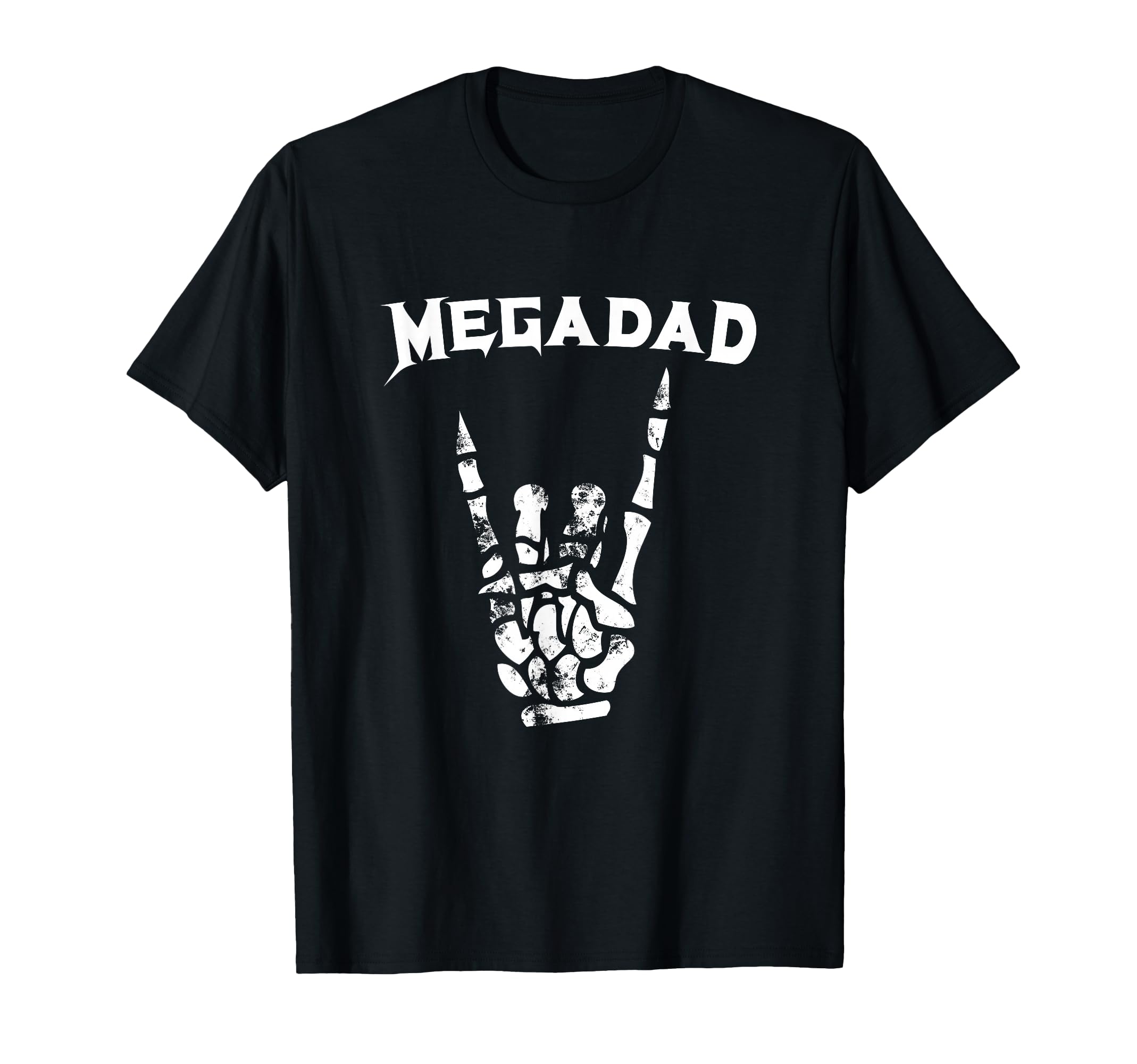 Megadad Rock Heavy Metal Guitar Dad T-Shirt - Minimalist Print for Adults - T-Shirt, Sweatshirt, Hoodie