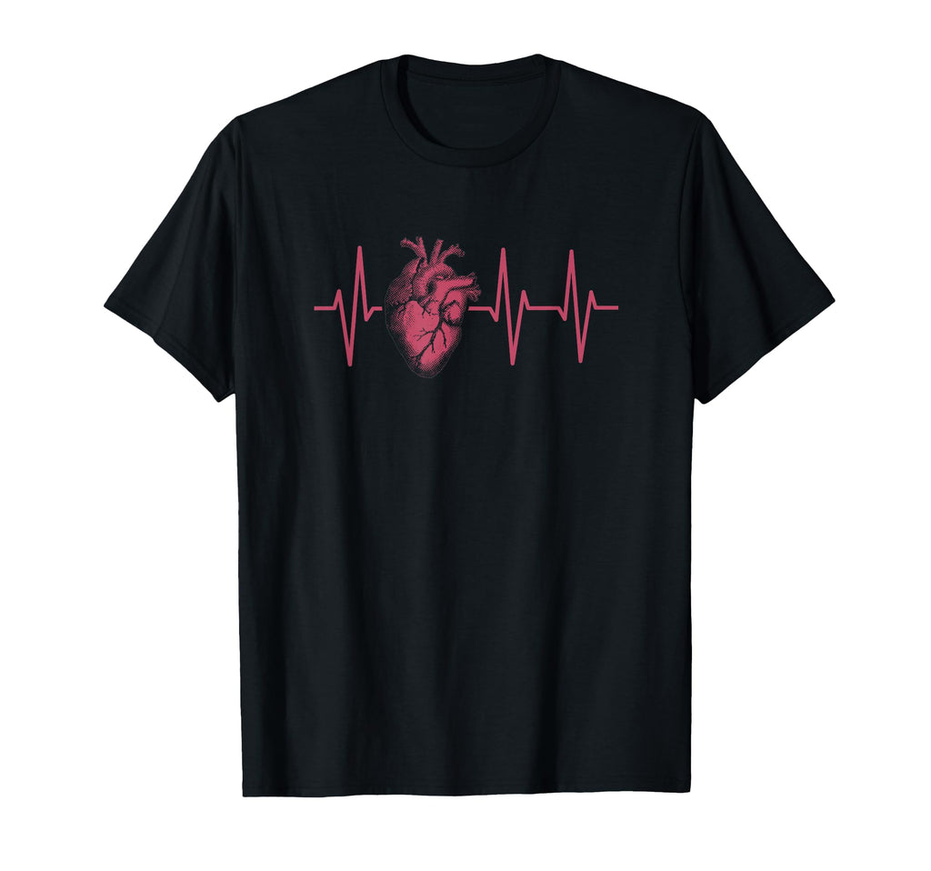 Human Heart Heartbeat Cardiologist Heart T-Shirt - Trendy Graphic Unisex - T-Shirt, Sweatshirt, Hoodie