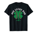 One Lucky Dad Green Baseball T-Shirt - Aesthetic Graphic for Adults - T-Shirt, Sweatshirt, Hoodie