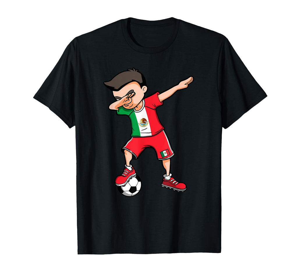Dabbing Soccer Mexico Football T-Shirt - Casual Everyday Wear Men Women - T-Shirt, Sweatshirt, Hoodie