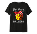 Busy Raising Ballers Funny Softball T-Shirt - Streetwear Style for Adults - T-Shirt, Sweatshirt, Hoodie