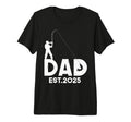 Dad Fishing Fathers Day Est 2025 Tri T-Shirt - Graphic Print for Adults - T-Shirt, Sweatshirt, Hoodie