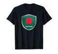 Bangladesh Flag Badge Soccer Fans T-Shirt - Minimalist Print Men Women - T-Shirt, Sweatshirt, Hoodie