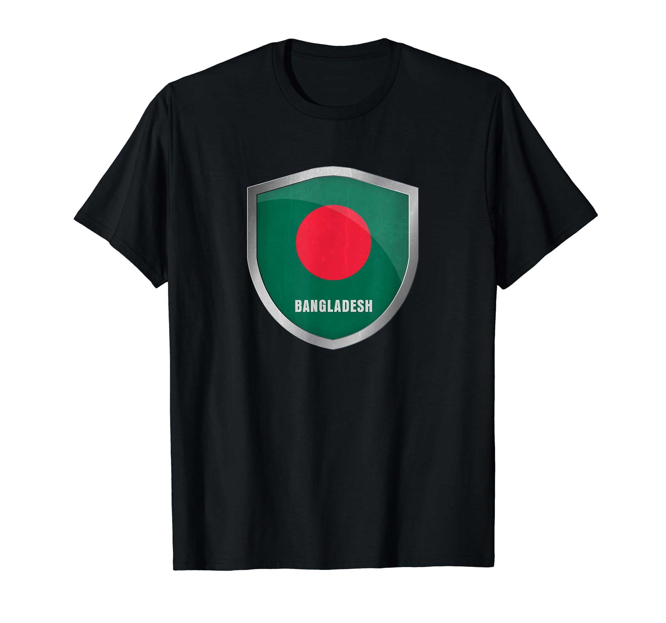 Bangladesh Flag Badge Soccer Fans T-Shirt - Minimalist Print Men Women - T-Shirt, Sweatshirt, Hoodie