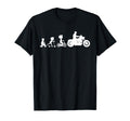 Biker Evolution Life Motorcycle T-Shirt - Custom Art Print for Adults - T-Shirt, Sweatshirt, Hoodie