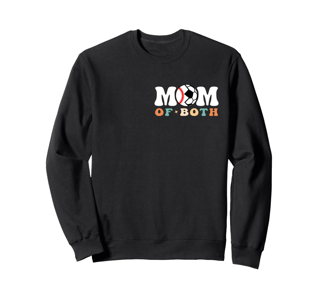 My Mom Both Era Soccer Baseball 2 Sweatshirt - Custom Art Print Men Women - T-Shirt, Sweatshirt, Hoodie