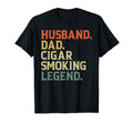 Cigar Smoker Husband Dad Cigar Smoking T-Shirt - Novelty Apparel Men Women - T-Shirt, Sweatshirt, Hoodie