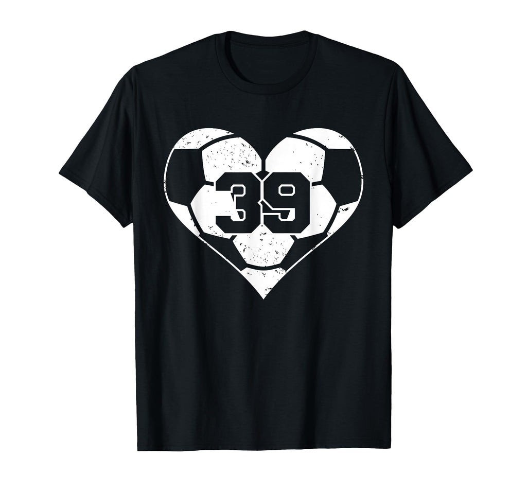 Soccer Number 39 Jersey Funny Soccer T-Shirt - Custom Art Print Unisex - T-Shirt, Sweatshirt, Hoodie