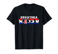 Croatian Football Futbol Fan Hrvatska T-Shirt - Graphic Print Unisex - T-Shirt, Sweatshirt, Hoodie