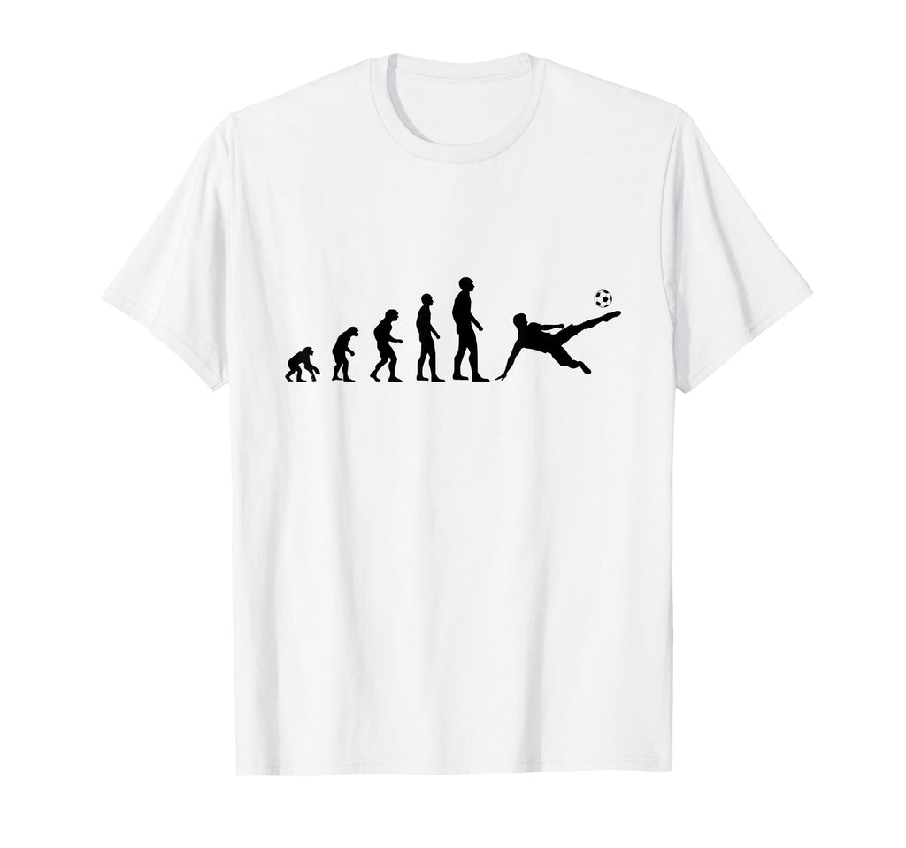 Evolution Football Funny Gift Soccer T-Shirt - Novelty Apparel Unisex - T-Shirt, Sweatshirt, Hoodie