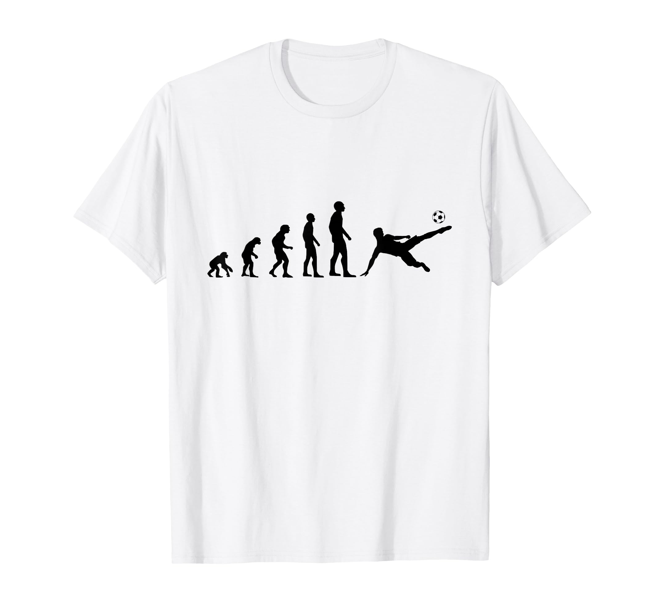 Evolution Football Funny Gift Soccer T-Shirt - Novelty Apparel Unisex - T-Shirt, Sweatshirt, Hoodie